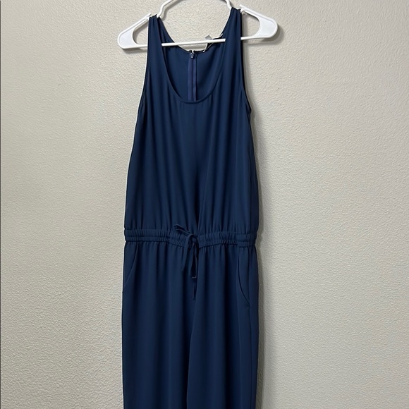 CAbi French Navy Sleeveless Jumpsuit - Picture 2 of 14